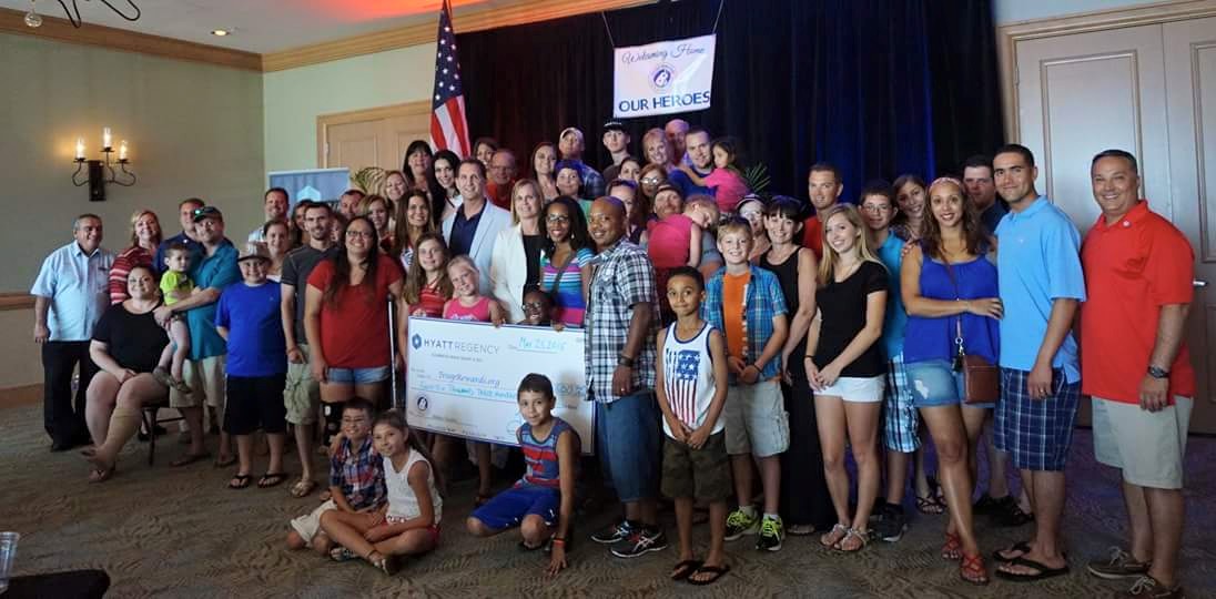 Hyatt Regency Resort In Clearwater Hosts 10 Returning Servicemembers, And Their Families, On Memorial Day.